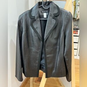 Jones New York leather jacket